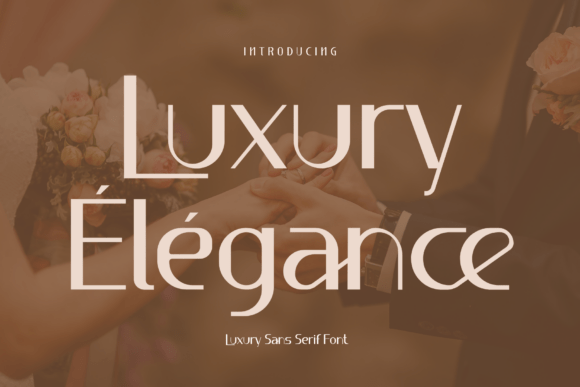 Luxury Élégance: A Refined Sans Serif Typeface for Editorial Design